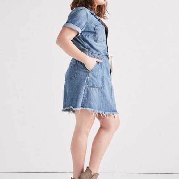 Lucky Brand Plus Size Denim Jean Dress 